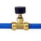 Apollo 3/4 in. x 3/4 in. x 1/2 in. Brass Push-To-Connect Tee with Pressure Gauge (0 to 200 psi) FSBTWG34 - alternate 9